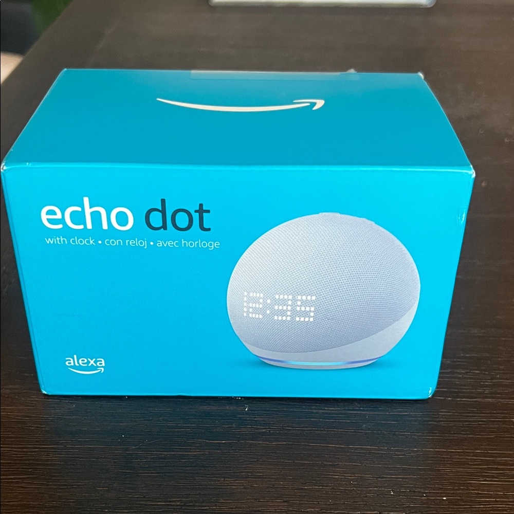 NWT Amazon Echo Dot with LED Display. Never opened